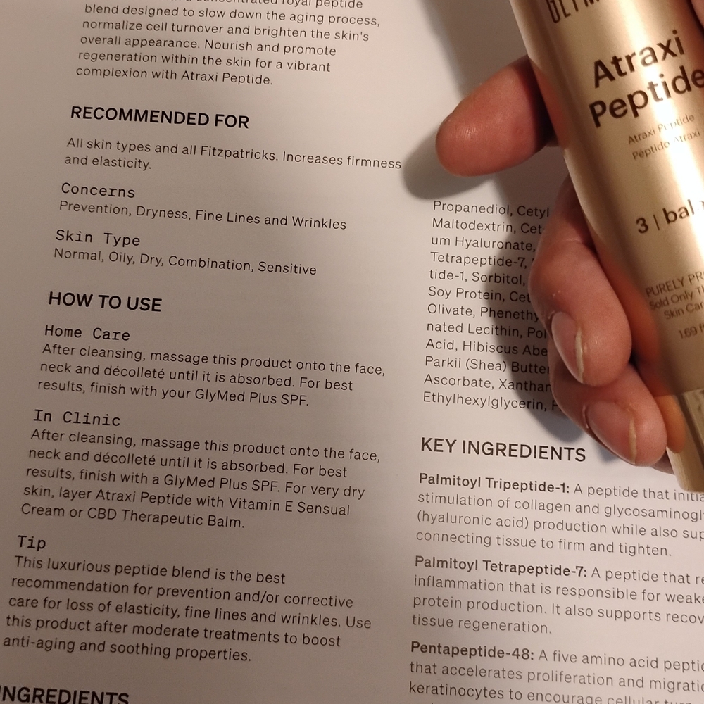 Atraxi Peptide Serum - Gold